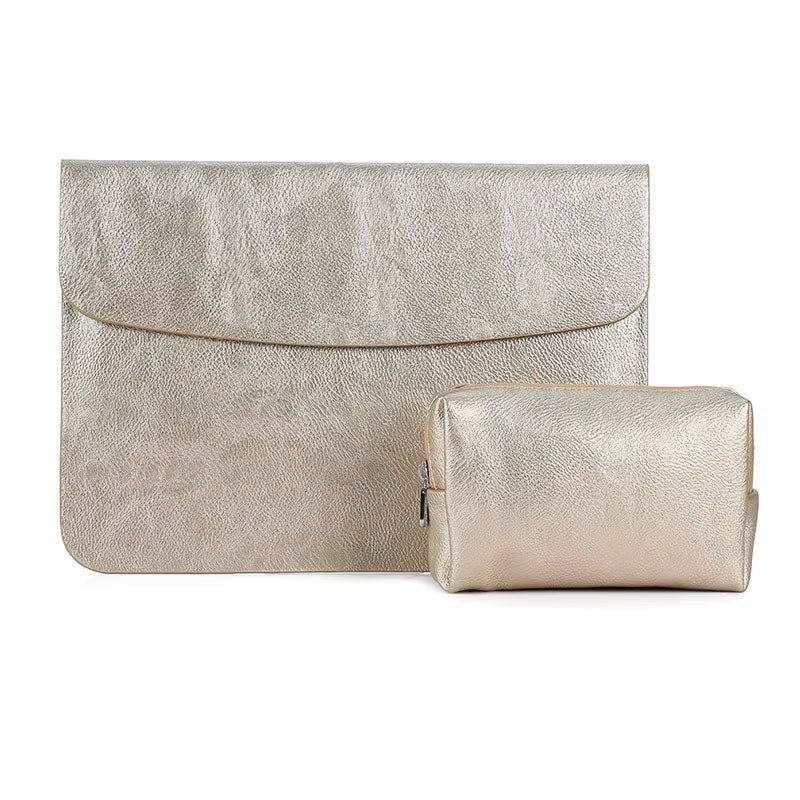 Computer Sleeve Case for ( Macbook Mac Book Ipad ) Air M1 M2 13 14 15 6 16 Pro 12 9 11 Inch Cover Bag Pouch Briefcase Leather