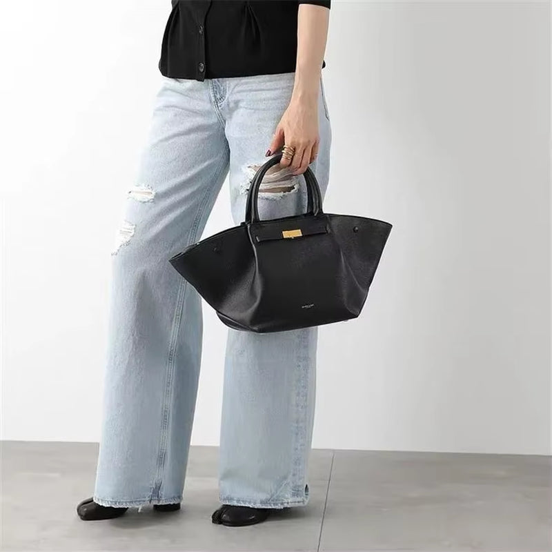 Wing-Shaped Handbag Dumpling-Shaped Large Capacity Versatile Tote Bag Crossbody Commuter Bag Versatile Everyday Bag Soft