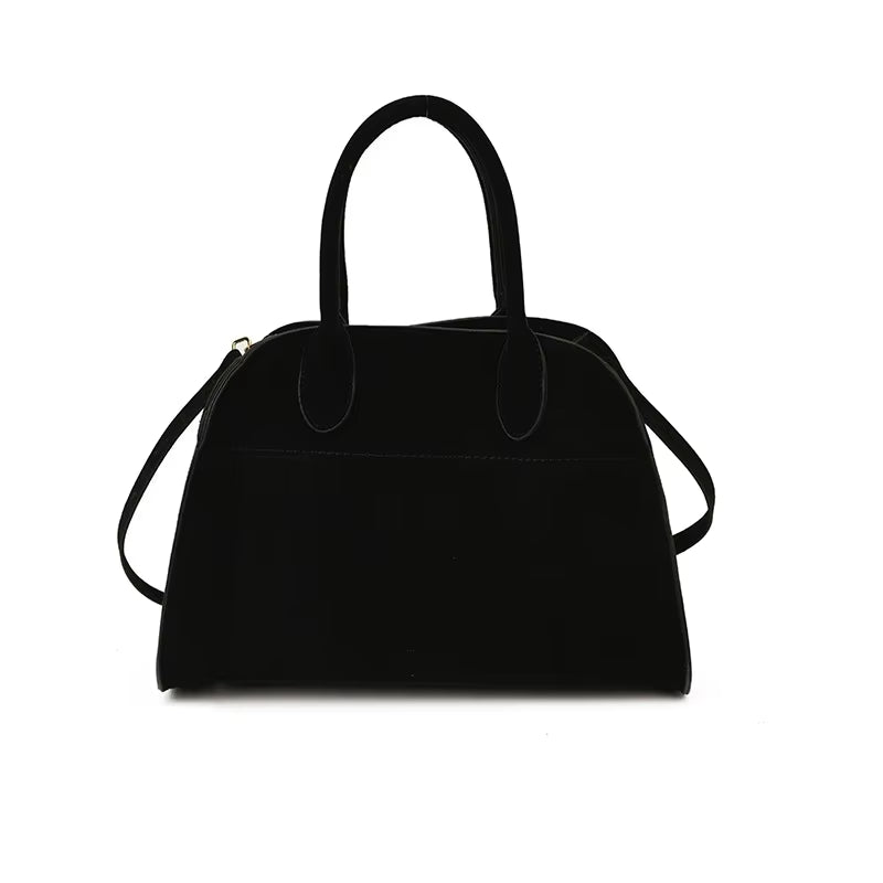 Autumn Winter Matte Suede Large Capacity Shoulder Bags Design Outdoor Travel Bags Women'S Bag Ladies Commute Handbag Tote Bag