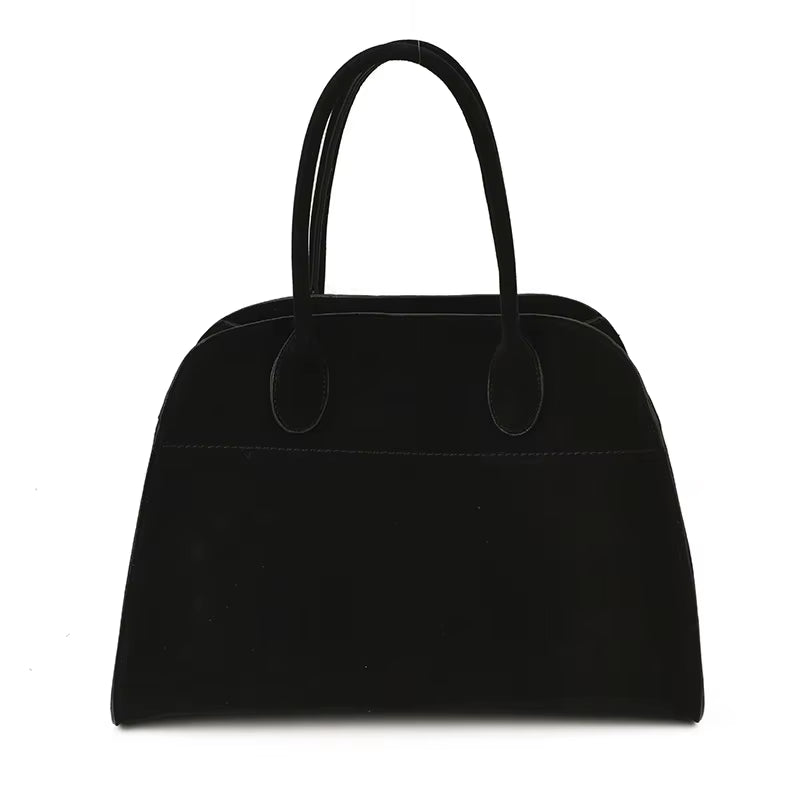 Autumn Winter Matte Suede Large Capacity Shoulder Bags Design Outdoor Travel Bags Women'S Bag Ladies Commute Handbag Tote Bag