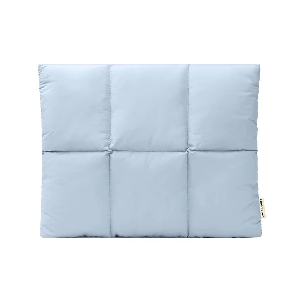 Puffy 13 14 Inch Laptop Sleeve Quilted Padded Computer Cover Bag for Women 14 16 Inch Laptop Carrying Case for Macbook Air Pro