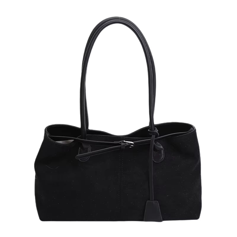 LEFTSIDE Women'S PU Leather Shoulder Bag 2025 Winter New Fashion Retro Underarm Bag Luxury Brand Designer Handbags Tote Bags