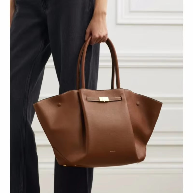 Wing-Shaped Handbag Dumpling-Shaped Large Capacity Versatile Tote Bag Crossbody Commuter Bag Versatile Everyday Bag Soft