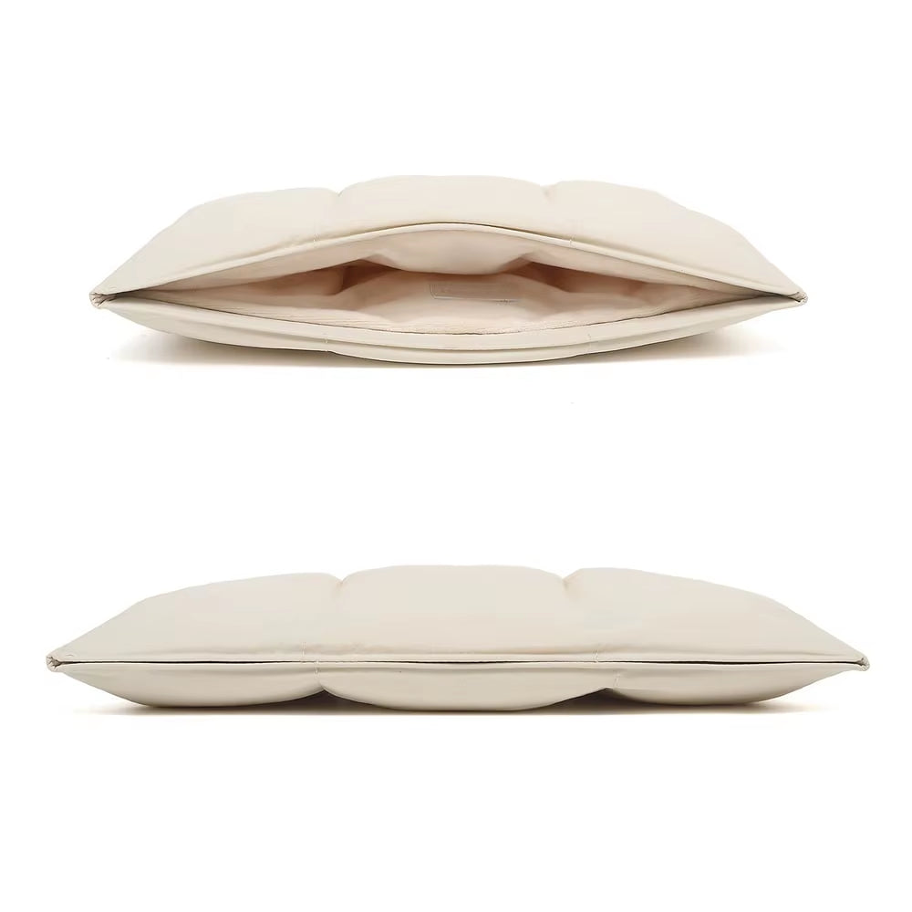 Magnetic Suction Puffy Laptop Bag Sleeve Computer Bag Quilted Puffer Laptop Carrying Bag Macbook Commuter Laptop Pillow Liner