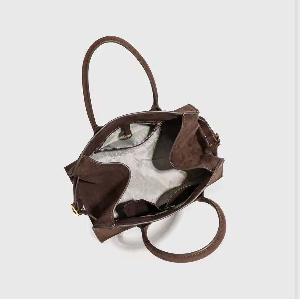 Talvaria Studio | Matte Suede Shoulder Bag