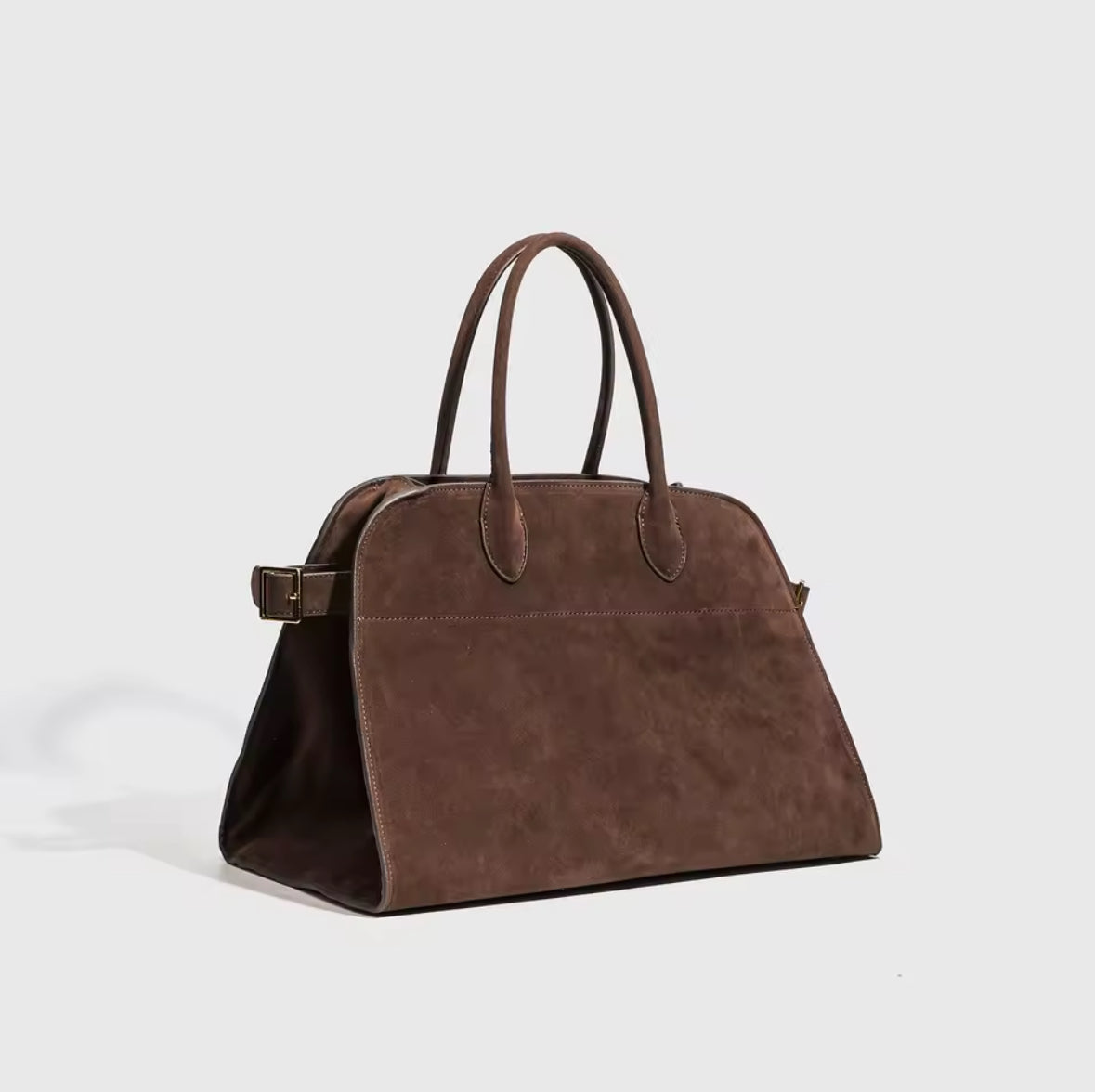Talvaria Studio | Matte Suede Shoulder Bag